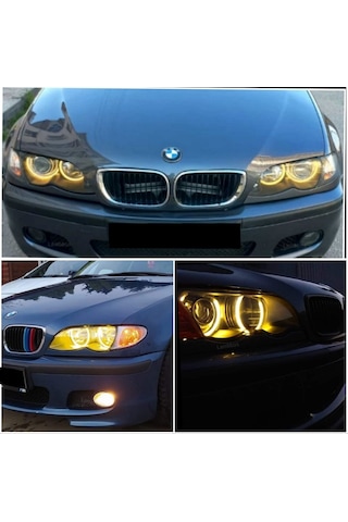 BMW E46 Facelift Angel Eye Halka Sarı Pamuk Led