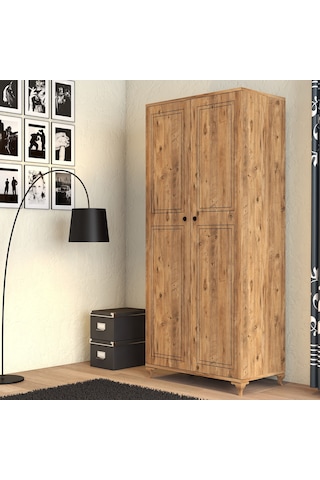 Moxen Mobilya DR2 Askılı Raflı Dolap