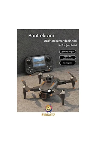 Akıllı 4k Kameralı Drone 360 Derece Engel Algılama Katlanabilir Kompakt Tasarımlı Ekranlı Kumanda Süper Drone