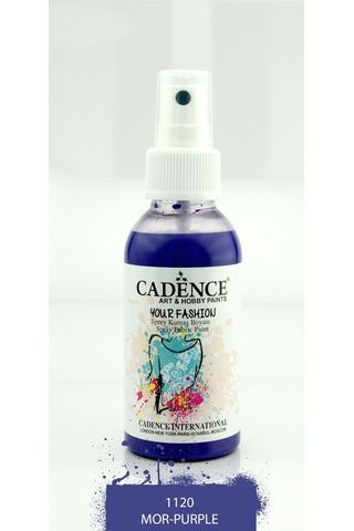 Cadence Your Fashion Sprey Kumaş Boyası 100Ml - 1120 Mor