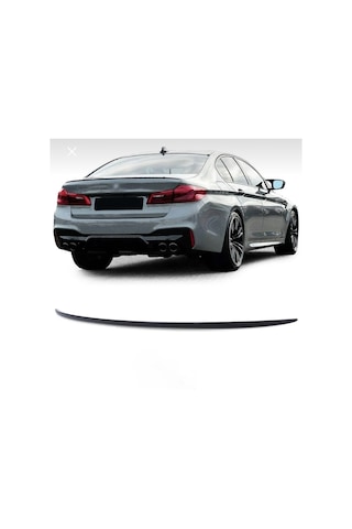 Bmw G30 2018-2020 Uyumlu M3 İnce Spoiler İthal Pianoblack Boyalı Spoiler