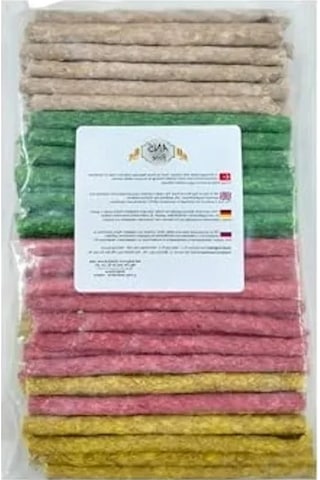 Renkli Köpek Ödül Çubuğu, 14 Cm 100'lü Paket