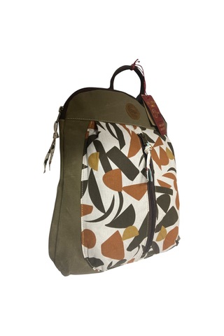 Vintage Kanvas Renkli Otantik Günlük Gezi Seyahat Sırt Çantası Lucas Bag 30 Cm X 37 Cm Kahverengi