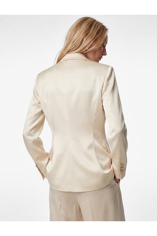 Koton Slim Fit Uzun Kollu Kruvaze Yaka Saten Ceket Ekru 6sak50112uw Ekru