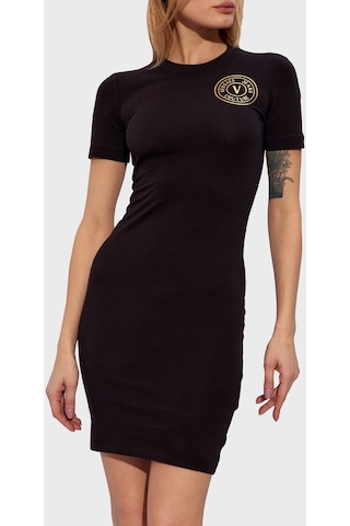 Versace Jeans Couture Bayan Elbise 76haot02 Cj03t G89 Siyah