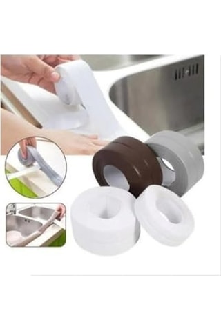 Tineke Su Sızdırmaz Geçirmez Bant Lavabo Küvet Kenar Bandı Küvet Duş 3,2 M X 38 Genel