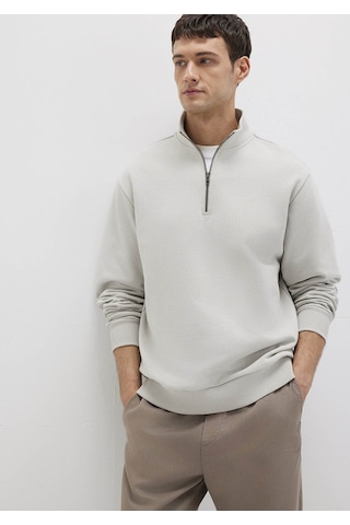 Mavi Açık Gri Erkek Süveter M0s10419-70074 Açık Gri