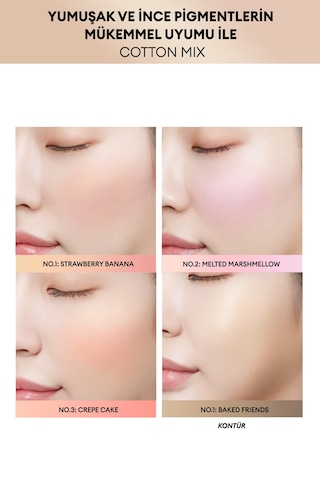 Missha Cotton Mix Blush No: 2 Melted Marshmellow
