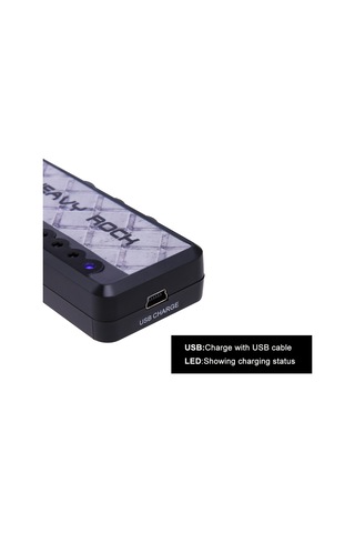 Ammoon Heavy Rock Elektro Gitar Kulaklık Amplifikatörü Heavy Metal Rock Distortion Gri