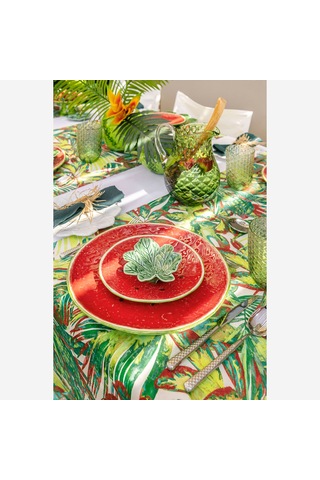 Kırmızı Seramik Yemek Tabağı 27 Cm