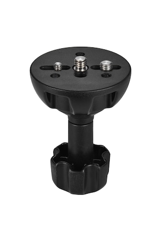 Samdoo 75mm Alüminyum Tripod转接器 - 3/8" Arayüz, 1/4" & 3/8" Hızlı Montaj Vidalari İle, Bowl Tipi Tripodlardan Düzüme Dönüştürücü