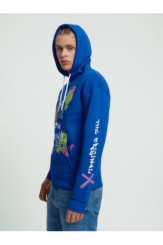 LOFT Oversize Erkek Sweatshirt Lf2034228 Q1.v1 Mavi