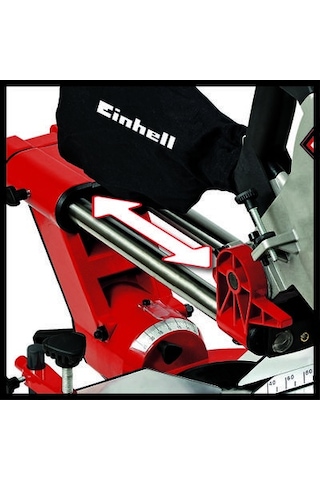 Einhell TE-SM 2534 Dual Pistonlu Gönye Testere Sağ/Sol Yatarlı - 4300870