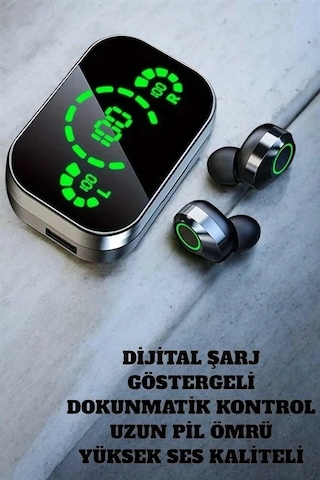 Bluetooth Kulaklık Mikrofonlu Dokunmatik Kontrol Anc Özelliği Çok Renkli