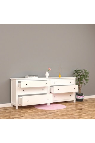 Honey 6 Çekmeceli Şifonyer Mdf Antrasit