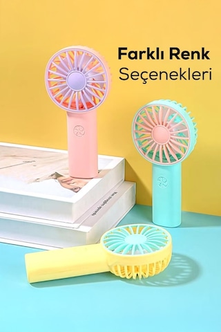 Mini Fan Usb Vantilatör El Fanı Taşınabilir Vantilatör Şarjlı 1202
