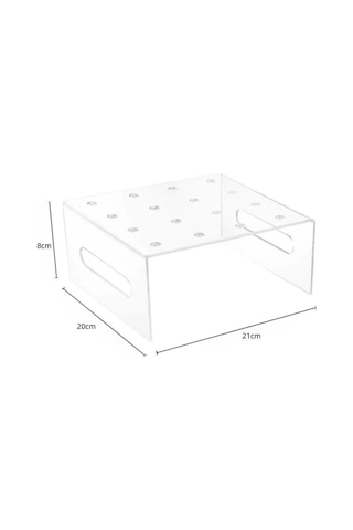 Cbtx Yx043 Akrilik Şeffaf Tui Tui Le Kek Koni Standı 16 Delikli Kek Standı