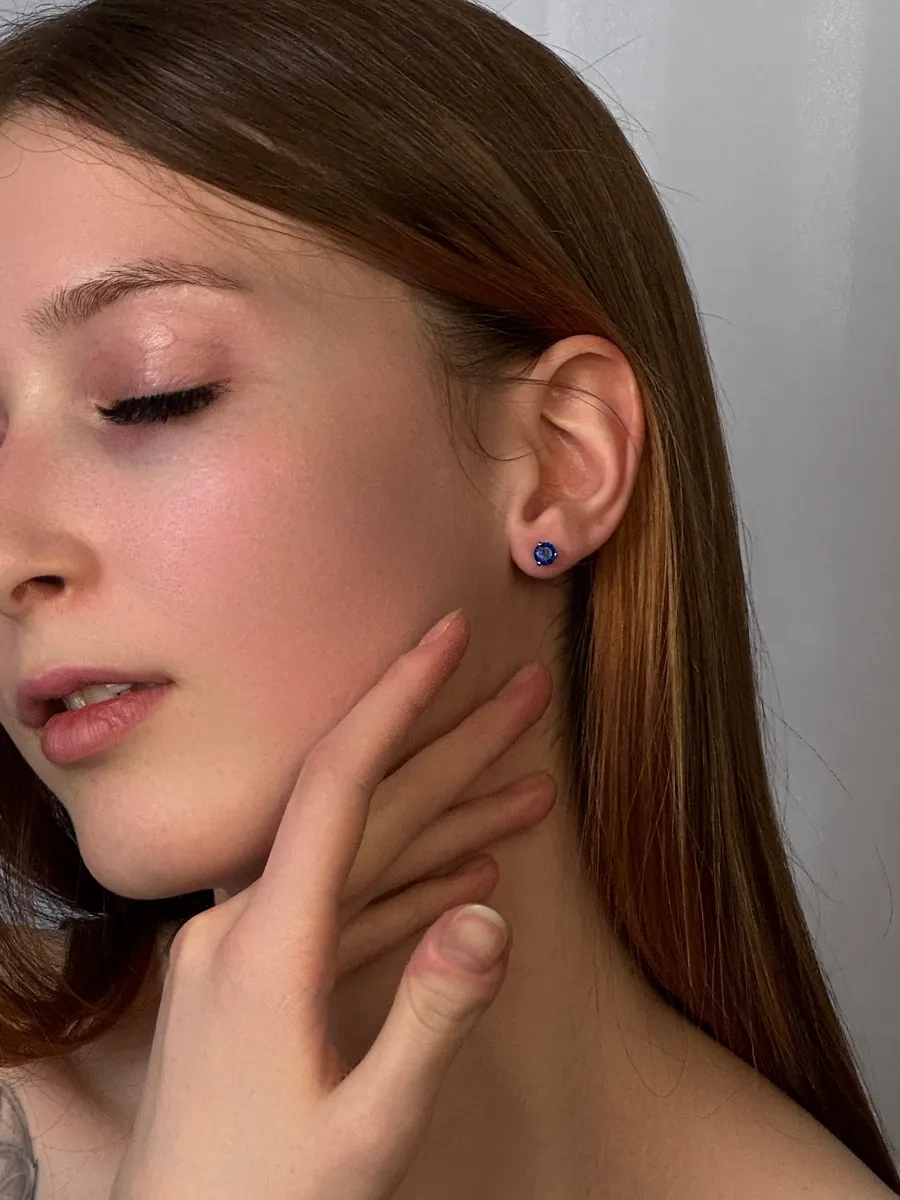 Serebranyj Dom 925 Ayar Gümüş Küpe Çivileri 147346411 Diğer