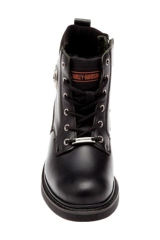 Harley Davidson Jim Erkek Siyah Deri Bot-1218 Siyah