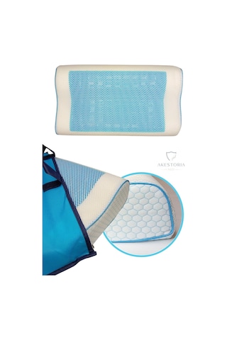 55 X 35 X 10/9 Cm Jelli Visco Yastık P-006-135 Çok Renkli