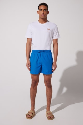 Lee Regular Fit Normal Kesim Normal Bel Saks Mavisi Deniz Şortu L231616403 Narçiçeği