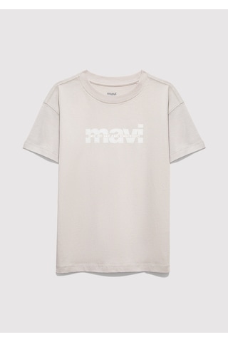 Mavi - Mavi Baskılı Gri Tişört 6610444-90782 Gri