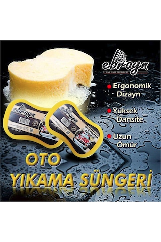 Ebrayn Oto Yıkama Süngeri 2 Li