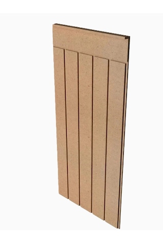 Mdf Cnc Işlemeli Dekoratif Boyanabilir Duvar Paneli 102x45cm 6mm 102x45cm