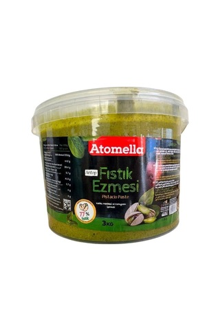 %77 Antep Fıstığı Ezmesi - 3 Kg Şeker Pancarı Ile Doğal Lezzet