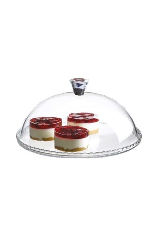 Kapaklı Cam Kek Fanusu Patisserie