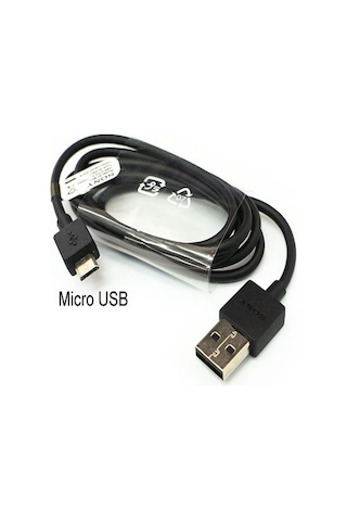 Sony Xperia Z3 Compact D5803 Micro Usb Şarj Ve Data Kablosu