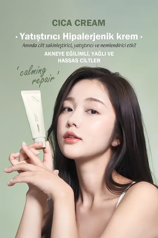 Luvum Bariyer Onarımı Destekleyen Centella Özlü Nemlendirici, Yatıştırıcı Luvum Calming Repair Cica Cream