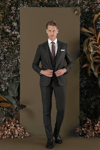 Efor Tk 880 Slim Fit Kahve Klasik Takım Elbise Kahverengi