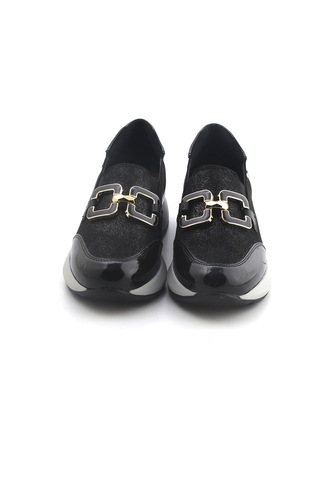 Oxford Klasik Kadın Diğer 5d5458ds Donna Serena 5458ds Camoscio Glitter Nero Siyah