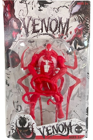 Kırmızı Venom Örümcek Adam Oyuncak Spider Man Karakter