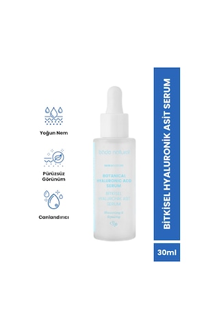 Bade Natural Bitkisel Hyalüronik Asit Yüz Serumu Nemlendirici Ve Canlandırıcı 30 ML