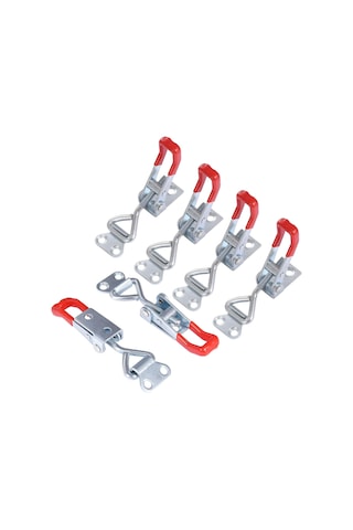 6 Adet 4001 Metal Vites Kolu Ayarlanabilir Vites Kolu Marangoz Vites Kolu Kol Gerilim Kilidi Kapı Hızlı Açma 100kg/220lbs Kapasite