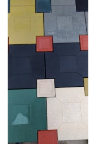 Plastik Parke Taşı Kalıbı Tretuar Kesik Köşe ( 5 Ad)