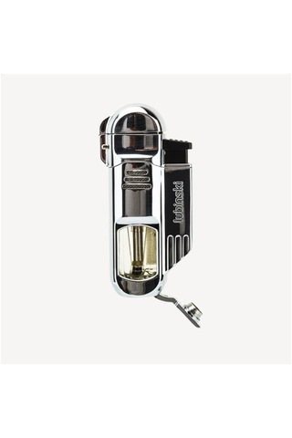 Lubinski Yeni Stil Delicili Dört Torch Puro Çakmağı Silver Lb-107