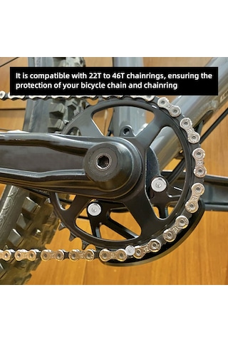 Mufunye Mtb Zincir Koruyucu: Alüminyum Alaşım, Kompakt Tasarım, Siyah/titanyum Renk Seçenekleri, Cg23/cg24 Modelleri Siyah