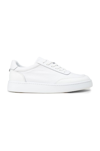 Deery Erkek Hakiki Deri Beyaz Sneaker Ayakkabı - 04406mbyze01