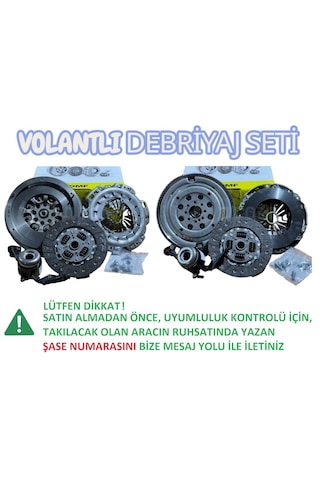 Mercedes Viano Euro 5 Volantlı Debriyaj Seti Çift Kütle Volant 2011 Sonrası Luk Alman Marka Volantlı Debriyaj Seti