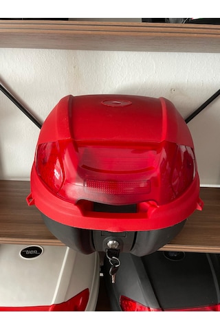 35 Litre Motosiklet Çantası Kırmızı