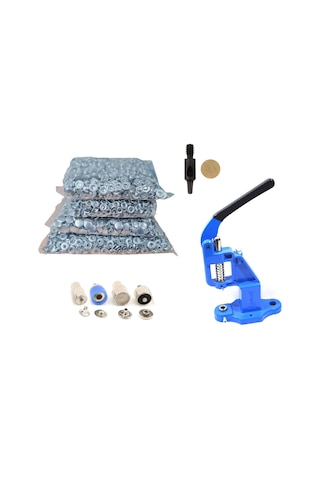 Çıtçıt makinesi, (Nikel) 720 adet 15mm Paslanmaz Alfa Çıtçıt, Kal
