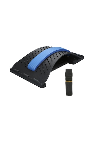 Gajeena Bel Ağrısı İçin Manyetik Masaj Ve Germe Cihazı, Mavi-siyah Renk, Lumbar Düzeltme Aparatı Siyah - Mavi