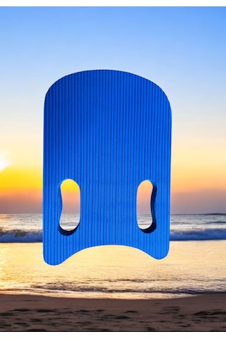 Yüzme Tahtası Mavi Büyük Boy 46x31x4 Çocuklar Ve Yetişkinler İçin Mavi