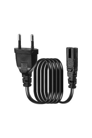 3 Metre Teyp Işıldak Fişi C7 Power Güç Kablosu 3M 2x0.75