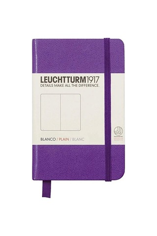 Leuchtturm1917 Sert Kapak A6 Çizgisiz Defter Berry 338742