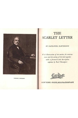 The Scarlet Letter -by Nathaniel Hawthorne 1948 1.baskı Great Illustrated Classics