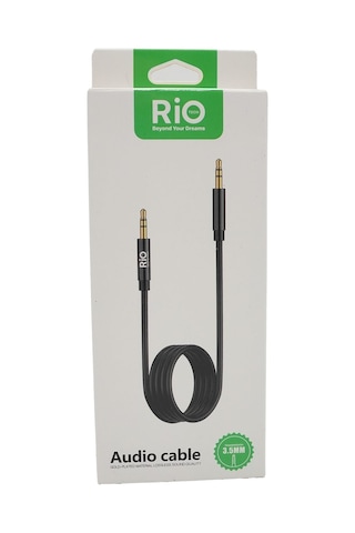 Rio Tech 3.5mm Audio Kablosu Siyah